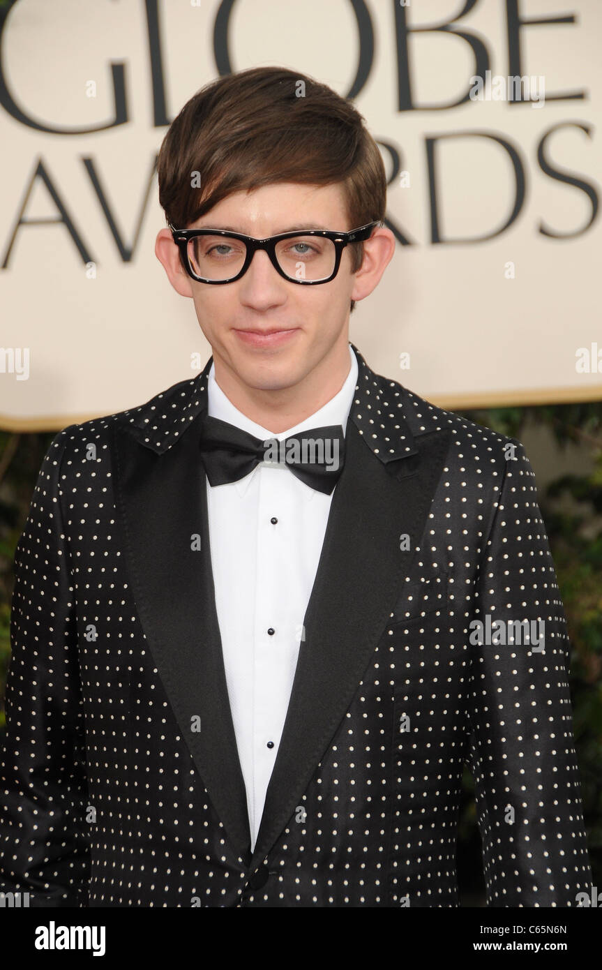 Kevin McHale at arrivals for The Hollywood Foreign Press Association 68th Annual Golden Globes Awards - ARRIVALS, Beverly Hilton Hotel, Los Angeles, CA January 16, 2011. Photo By: Dee Cercone/Everett Collection Stock Photo