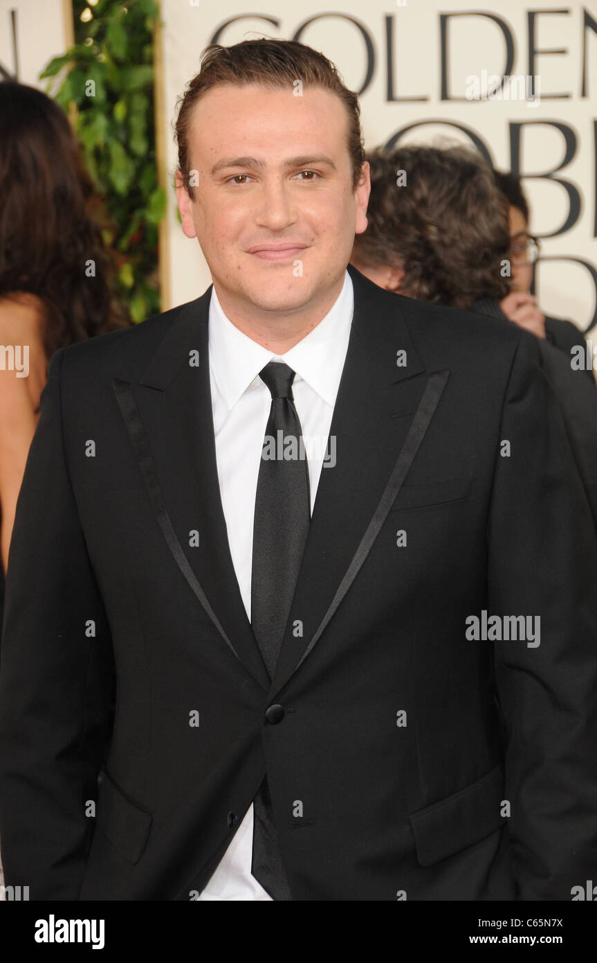 Jason Segel at arrivals for The Hollywood Foreign Press Association 68th Annual Golden Globes Awards - ARRIVALS, Beverly Hilton Stock Photo