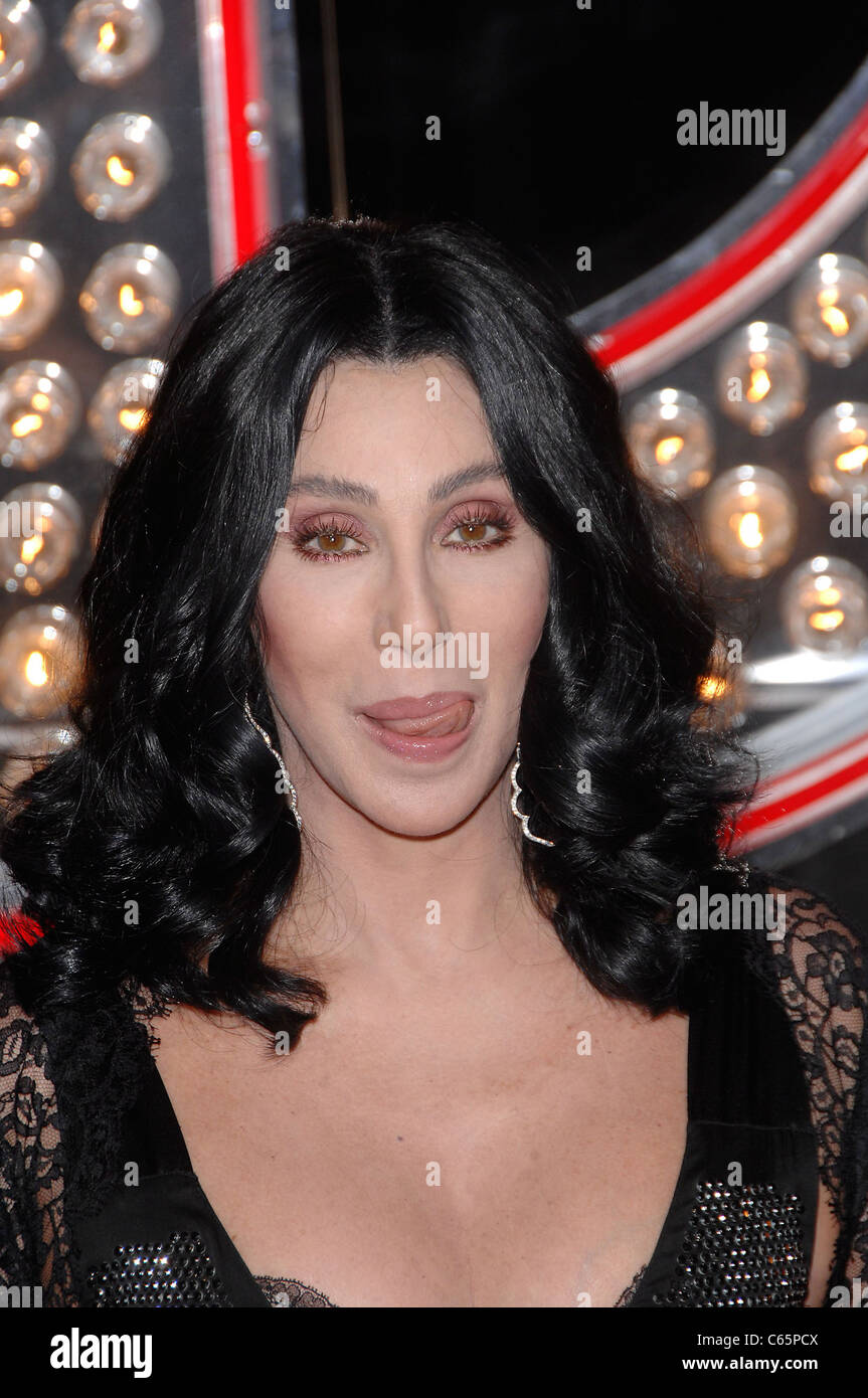 Cher at arrivals for BURLESQUE Premiere, Grauman's Chinese Theatre, Los Angeles, CA November 15, 2010. Photo By: Michael Germana/Everett Collection Stock Photo