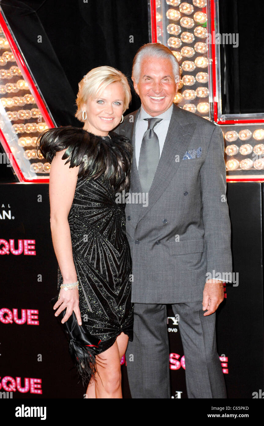 Barbara Sturm, George Hamilton at arrivals for BURLESQUE Premiere, Grauman's Chinese Theatre, Los Angeles, CA November 15, 2010. Photo By: Elizabeth Goodenough/Everett Collection Stock Photo