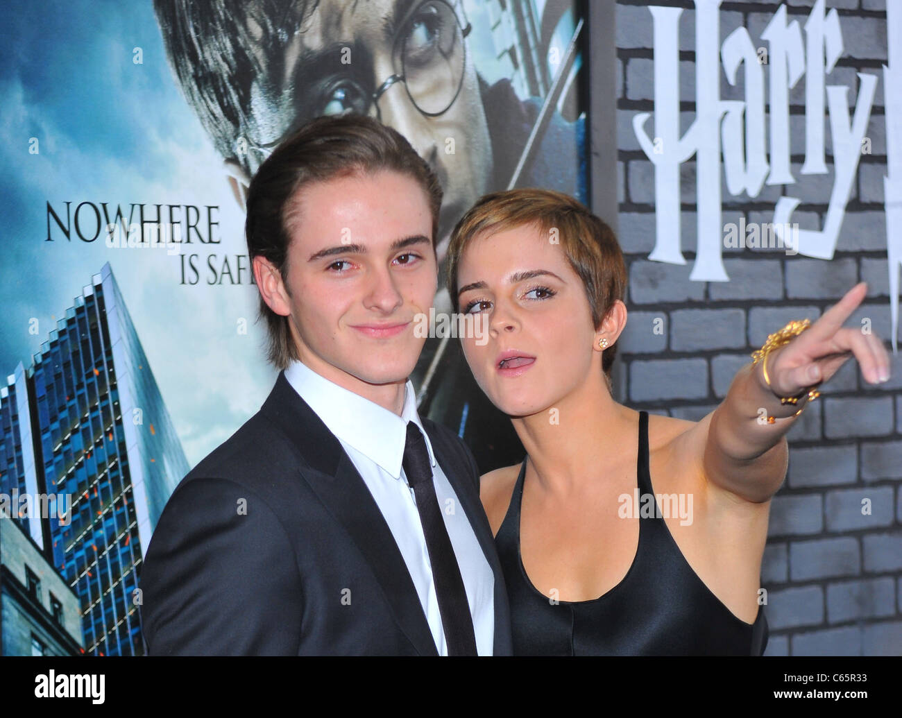Alex Watson, Emma Watson at arrivals for HARRY POTTER AND THE DEATHLY HALLOWS: PART 1 Premiere, Alice Tully Hall at Lincoln Center, New York, NY November 15, 2010. Photo By: Gregorio T. Binuya/Everett Collection Stock Photo