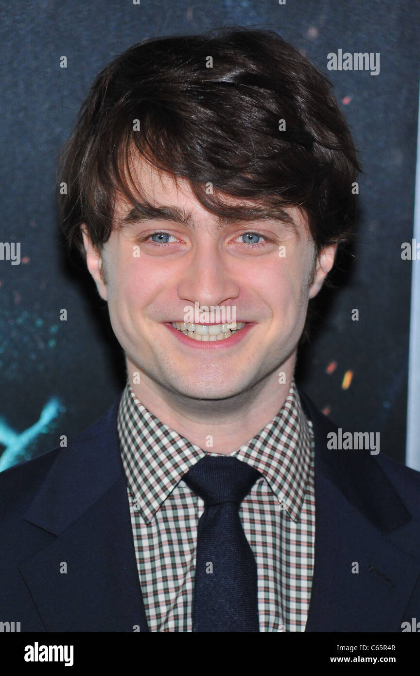 Daniel Radcliffe at arrivals for HARRY POTTER AND THE DEATHLY HALLOWS: PART 1 Premiere, Alice Tully Hall at Lincoln Center, New Stock Photo