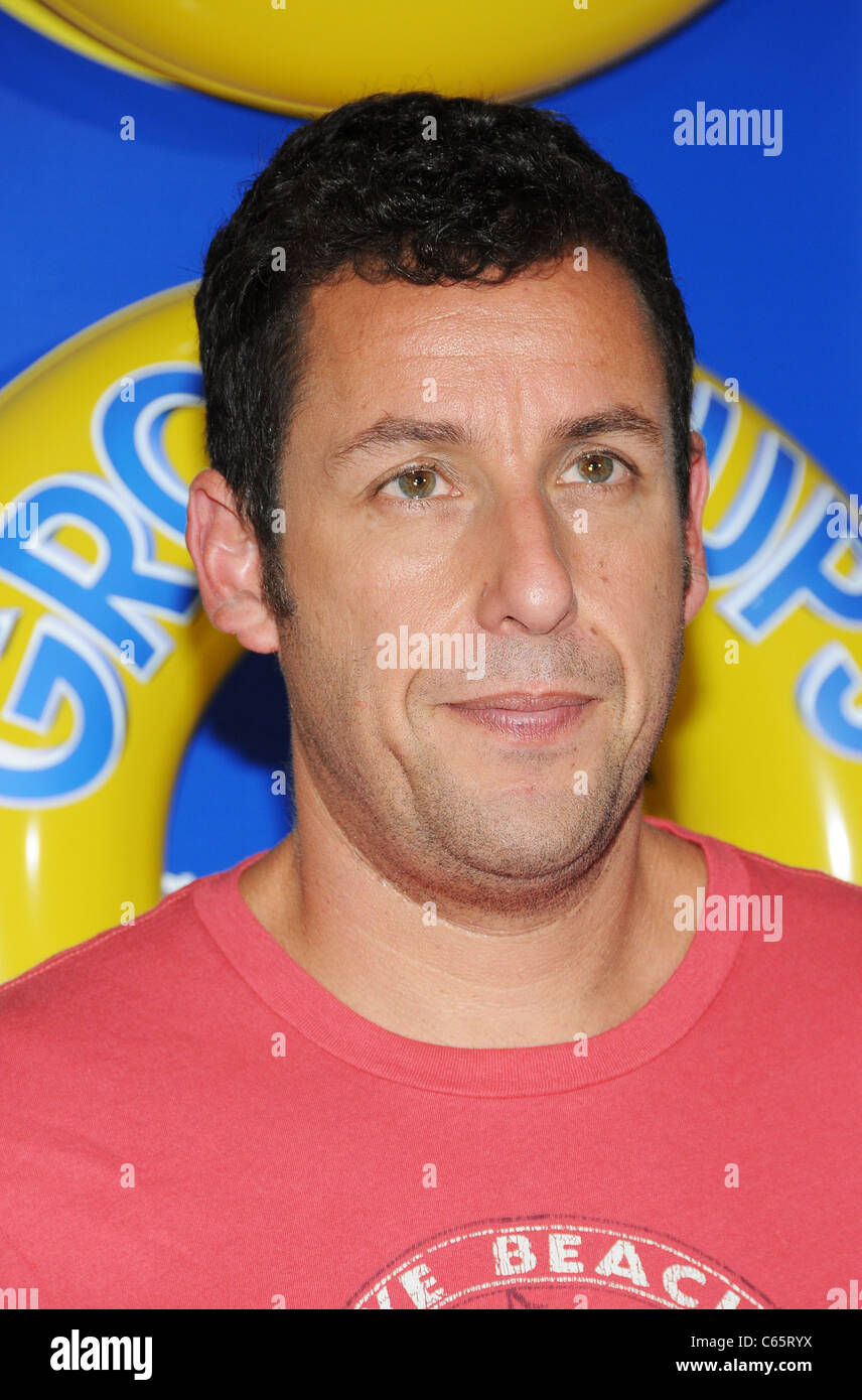 Adam Sandler at arrivals for GROWN UPS Premiere, The Ziegfeld Theatre, New York, NY June 23, 2010. Photo By: Desiree Navarro/Everett Collection Stock Photo