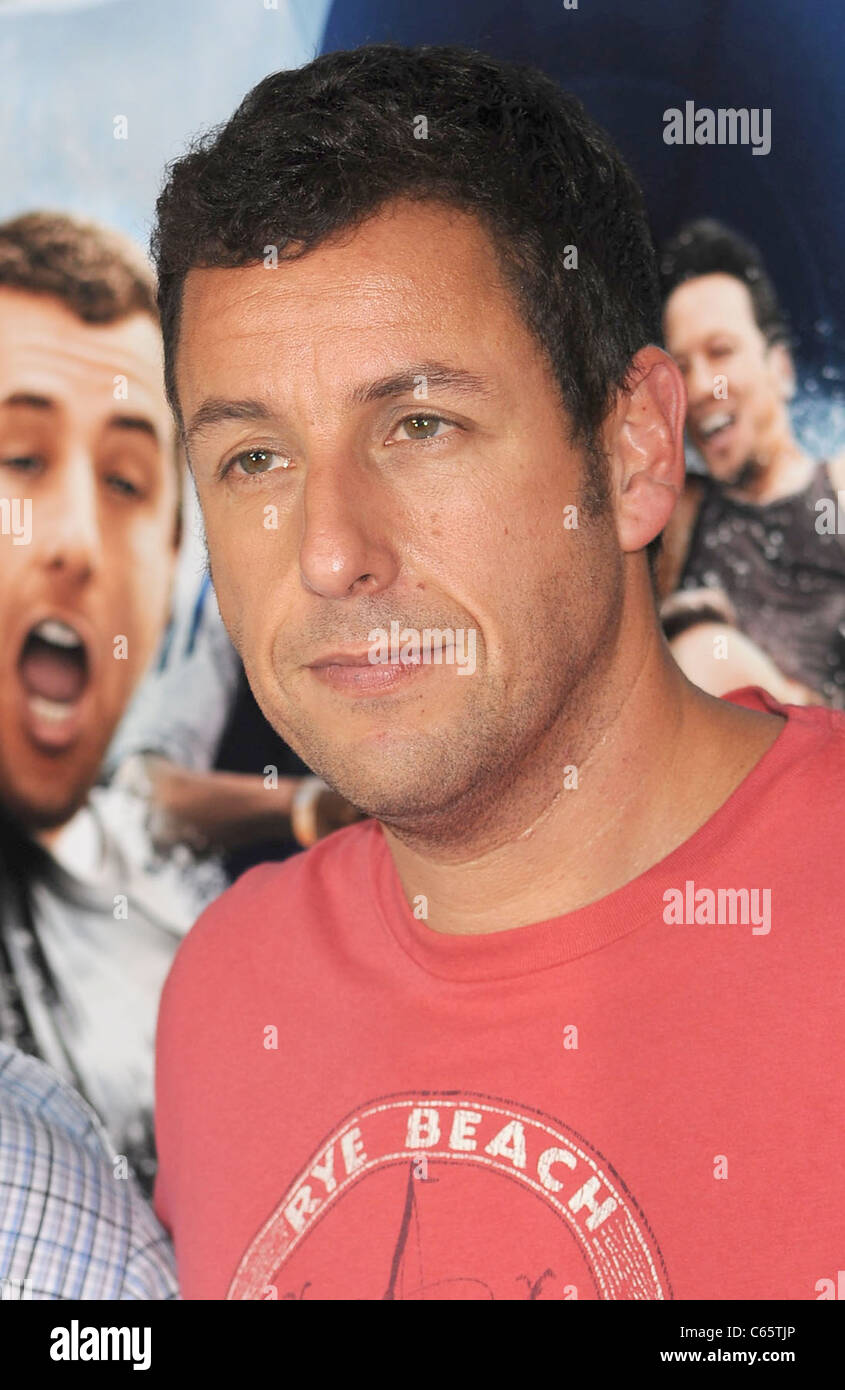 Adam Sandler at arrivals for GROWN UPS Premiere, The Ziegfeld Theatre, New York, NY June 23, 2010. Photo By: Kristin Callahan/Everett Collection Stock Photo