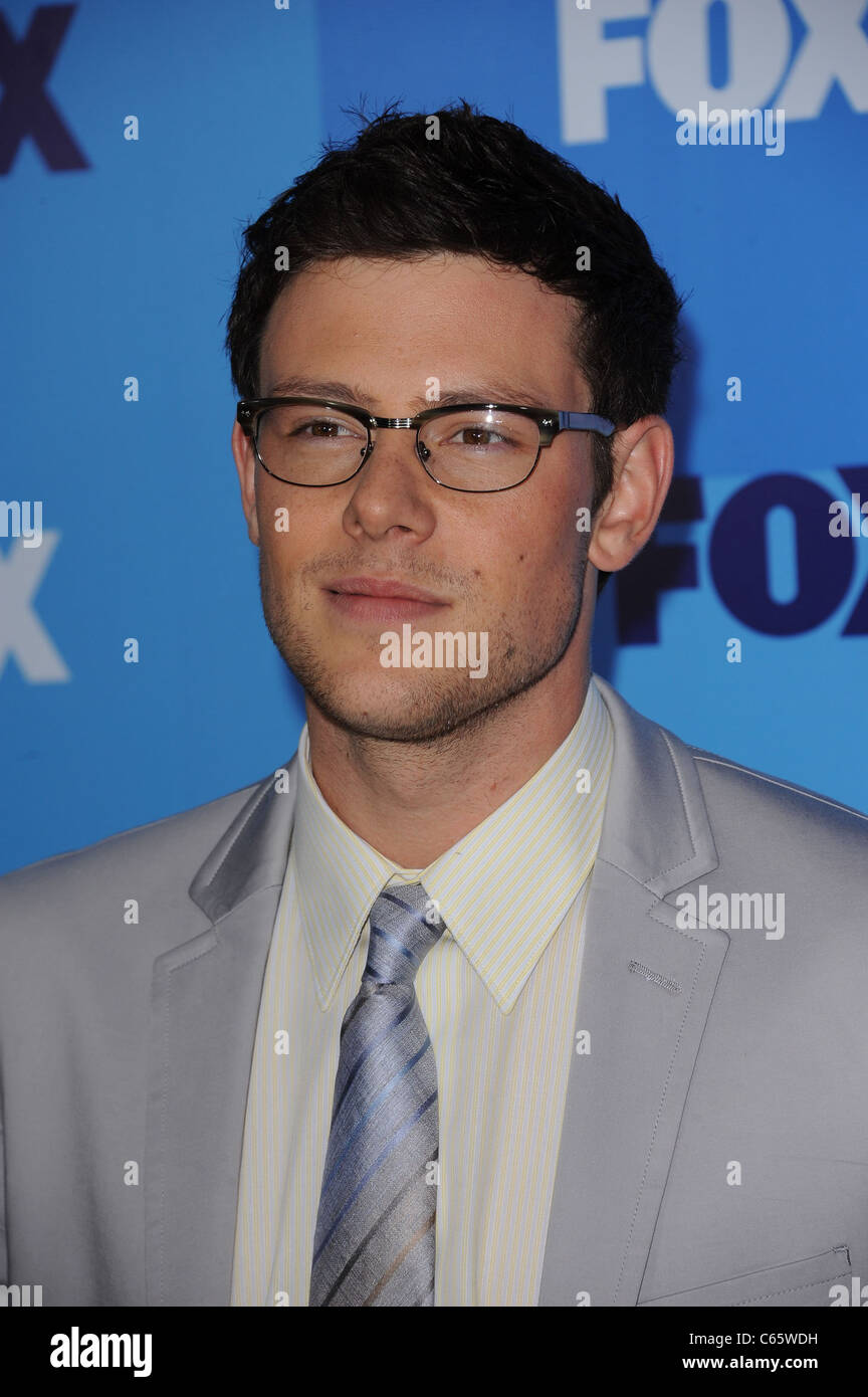 Cory Monteith at arrivals for FOX Upfront Presentation for Fall 2011 ...