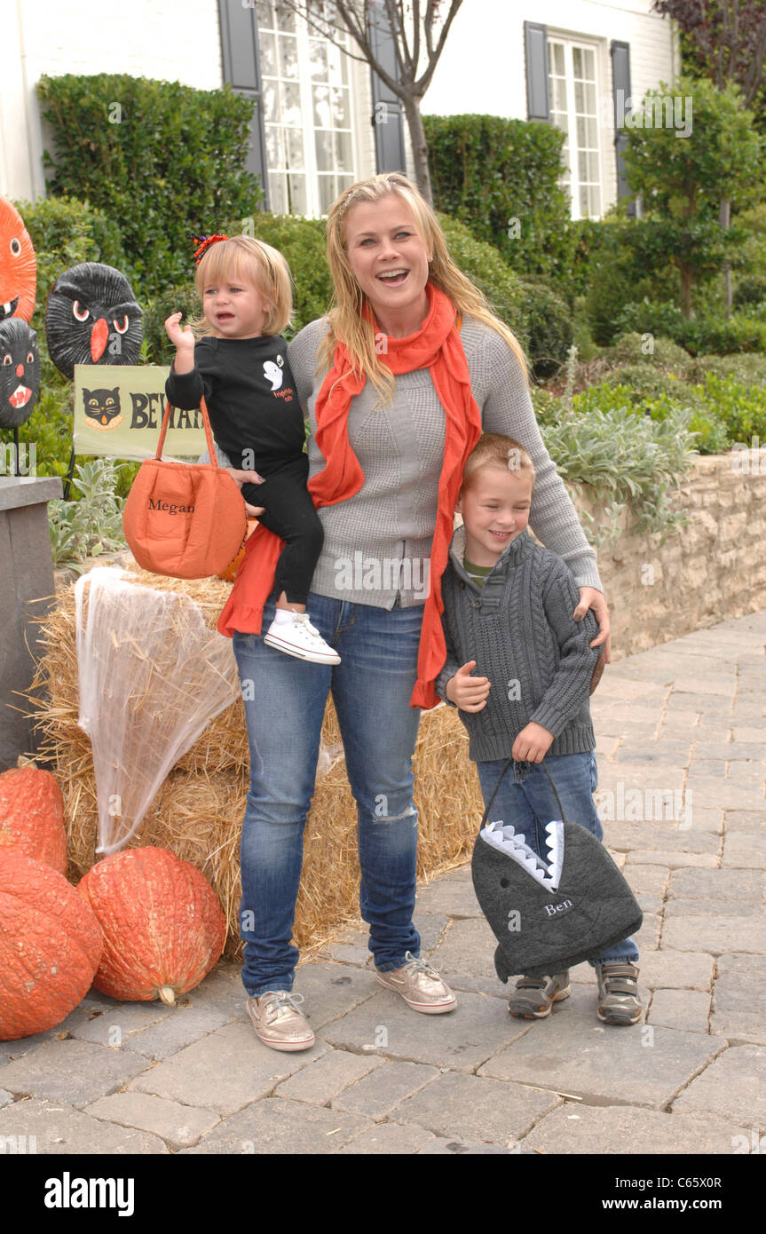Alison Sweeney, kids in attendance for Halloween Carnival Hosted by Pottery Barn Kids