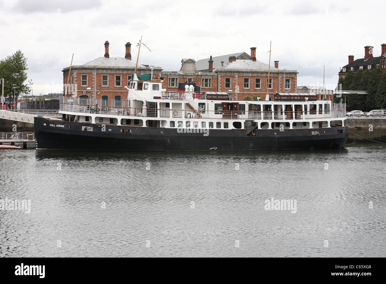 MV Cill Airne on the River Liffey in Dublin Stock Photo