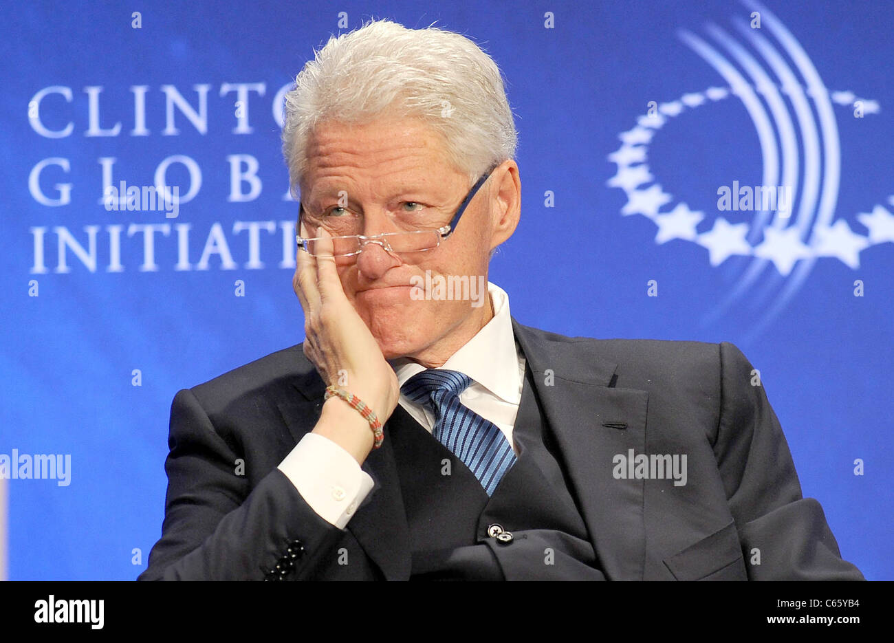 Bill Clinton in attendance for Annual Clinton Global Initiative (CGI), , New York, NY September 23, 2010. Photo By: Kristin Callahan/Everett Collection Stock Photo