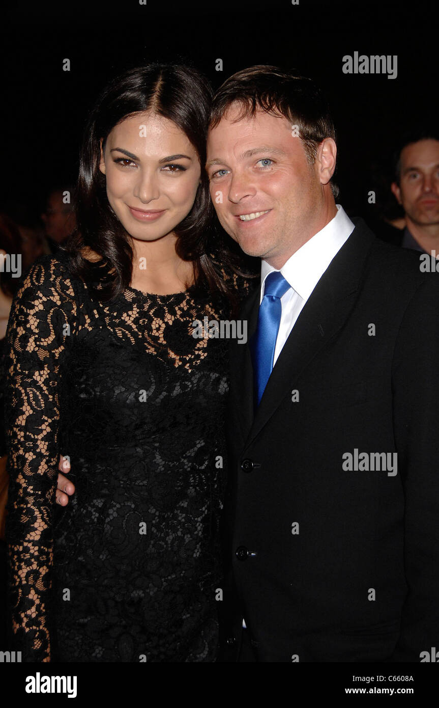 Moran Atias, Michael Buie at arrivals for THE NEXT THREE DAYS Premiere, Directors Guild of America (DGA) Theater, Los Angeles, CA November 16, 2010. Photo By: Michael Germana/Everett Collection Stock Photo