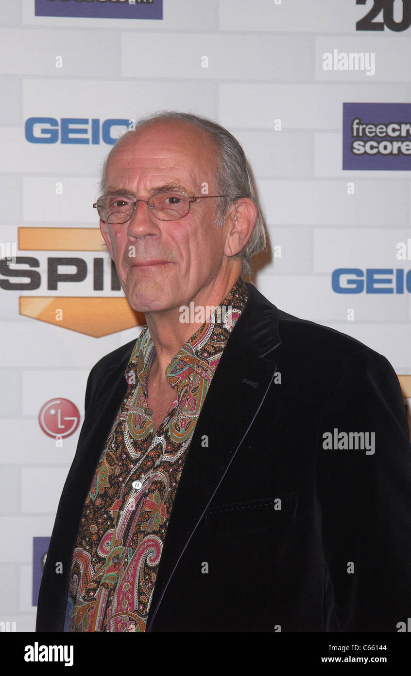 Christopher Lloyd at arrivals for Spike TV’s SCREAM 2010, Greek Theatre, Los Angeles, CA October 16, 2010. Photo By: Tony Gonzalez/Everett Collection Stock Photo