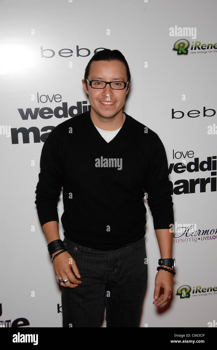 Efren Ramirez at arrivals for LOVE WEDDING MARRIAGE Premiere, Pacific Design Center, Los Angeles, CA May 17, 2011. Photo By: Michael Germana/Everett Collection Stock Photo