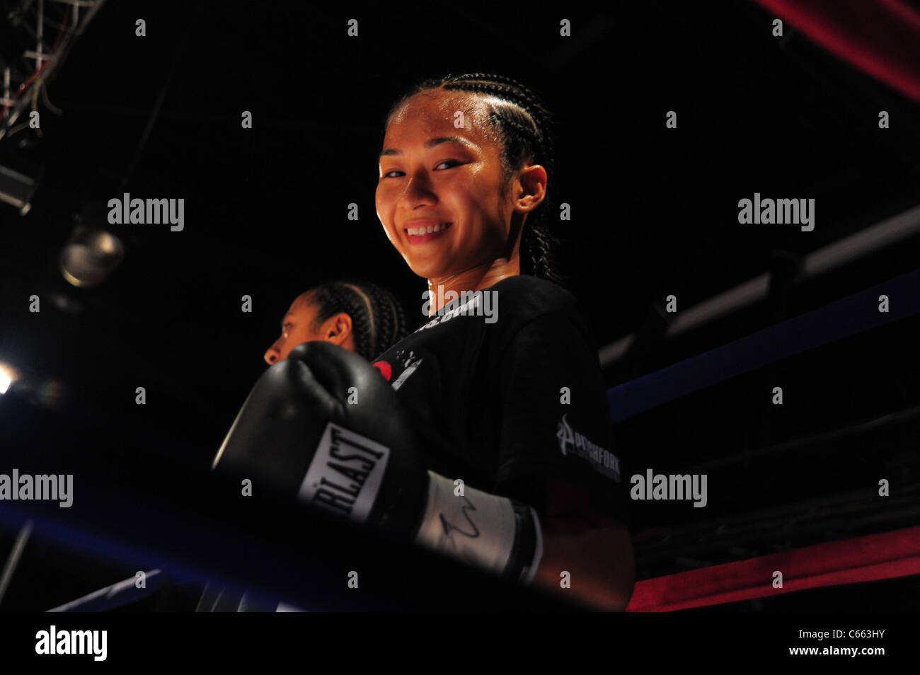 Jessica Ng at a public appearance for TAKE ON SHOW Presents $10,000 Professional Muay Thai Kickboxing Tournament, 7 Train Theater, Flushing, NY July 17, 2010. Photo By: Gregorio T. Binuya/Everett Collection Stock Photo