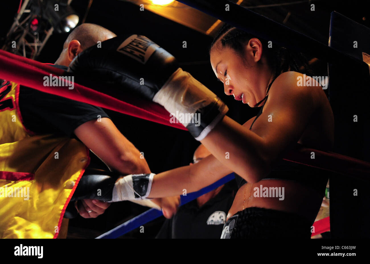 Jessica Ng at a public appearance for TAKE ON SHOW Presents $10,000 Professional Muay Thai Kickboxing Tournament, 7 Train Theater, Flushing, NY July 17, 2010. Photo By: Gregorio T. Binuya/Everett Collection Stock Photo