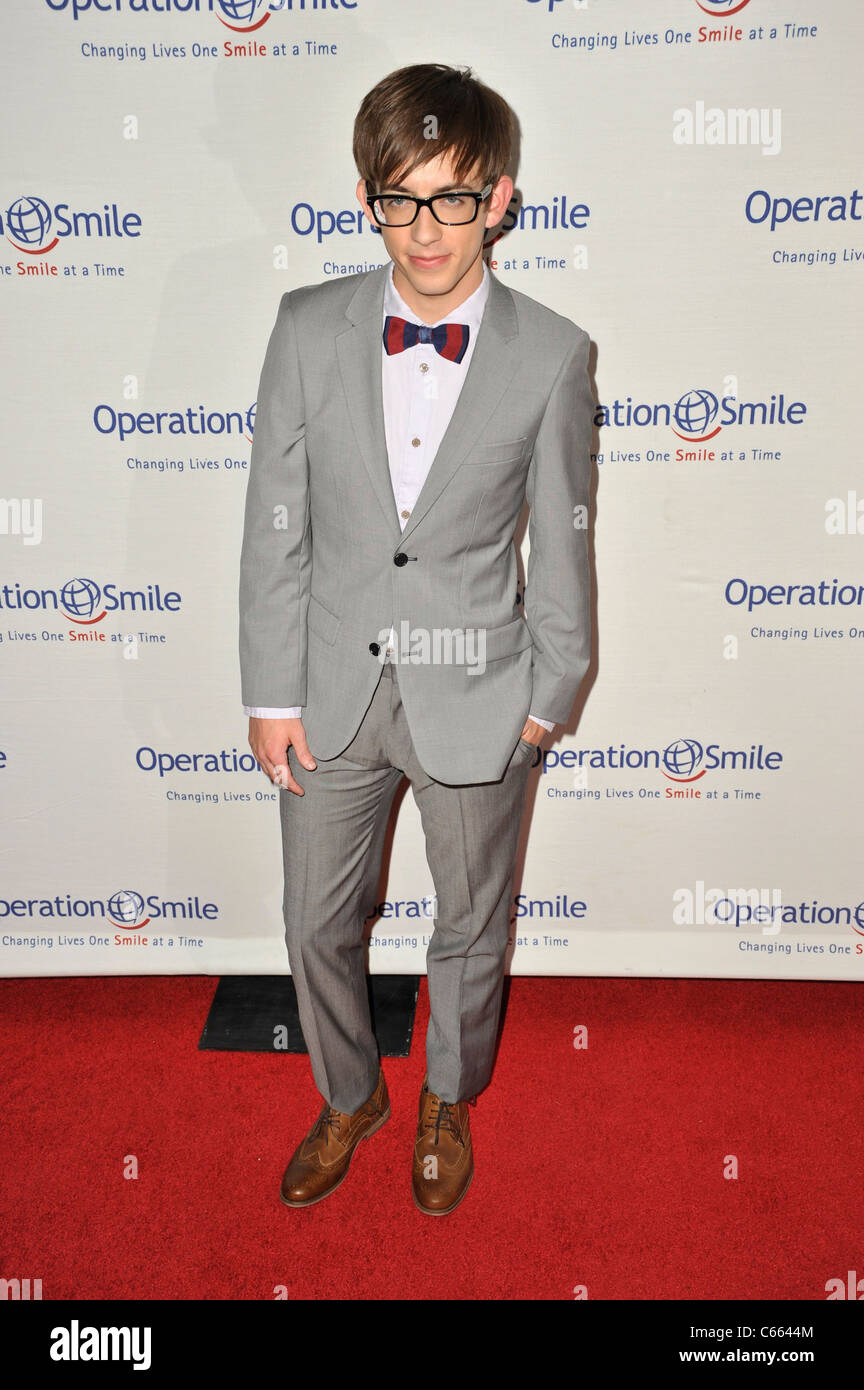 Kevin McHale at arrivals for Operation Smile's 9th Annual Smile Gala, Beverly Hilton Hotel, Beverly Hills, CA September 24, 2010. Photo By: Robert Kenney/Everett Collection Stock Photo
