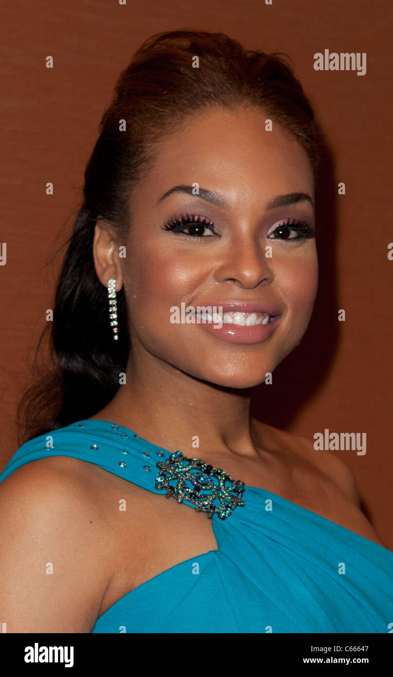 Demetria McKinney at arrivals for 19th Annual Movieguide Awards Gala-Part 2, Universal Hilton Hotel, Los Angeles, CA February 18, 2011. Photo By: Emiley Schweich/Everett Collection Stock Photo