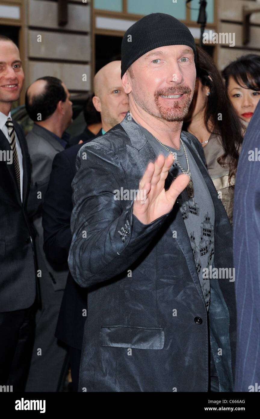 Steven Edge Edge, enter the Foxwoods Theater for the opening night of 'Spiderman ...