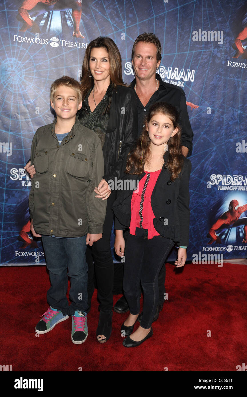 Who Is Randy Gerber Presley Gerber, Kaya Gerber, Cindy Crawford, Randy Gerber in attendance ...