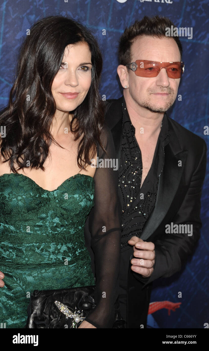 Ali Hewson, Bono in attendance for Spider-Man: Turn Off The Dark Opening Night on Broadway, The Foxwoods Theatre, New York, NY June 14, 2011. Photo By: Rob Rich/Everett Collection Stock Photo
