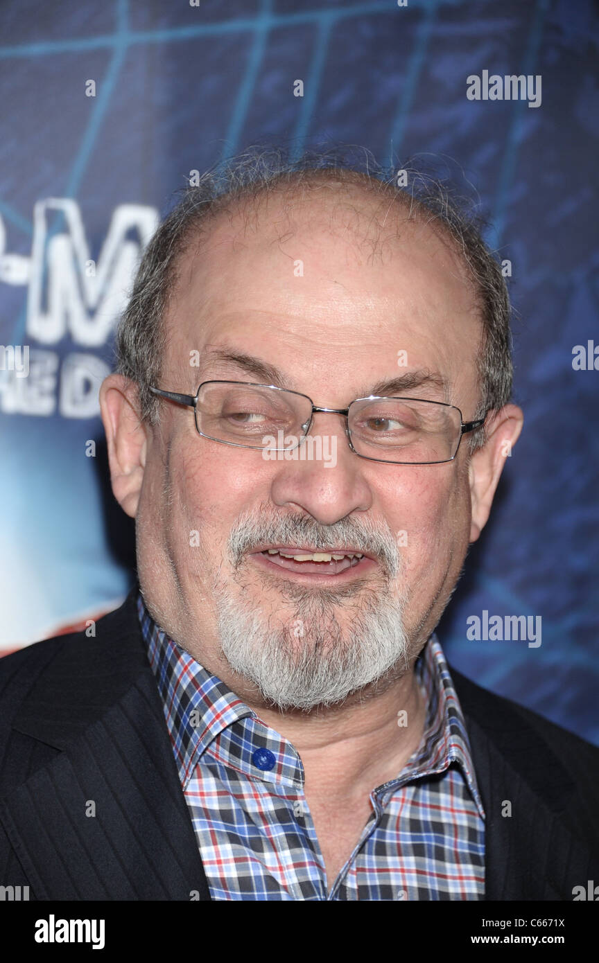 Salman Rushdie in attendance for Spider-Man: Turn Off The Dark Opening Night on Broadway, The Foxwoods Theatre, New York, NY June 14, 2011. Photo By: Rob Rich/Everett Collection Stock Photo