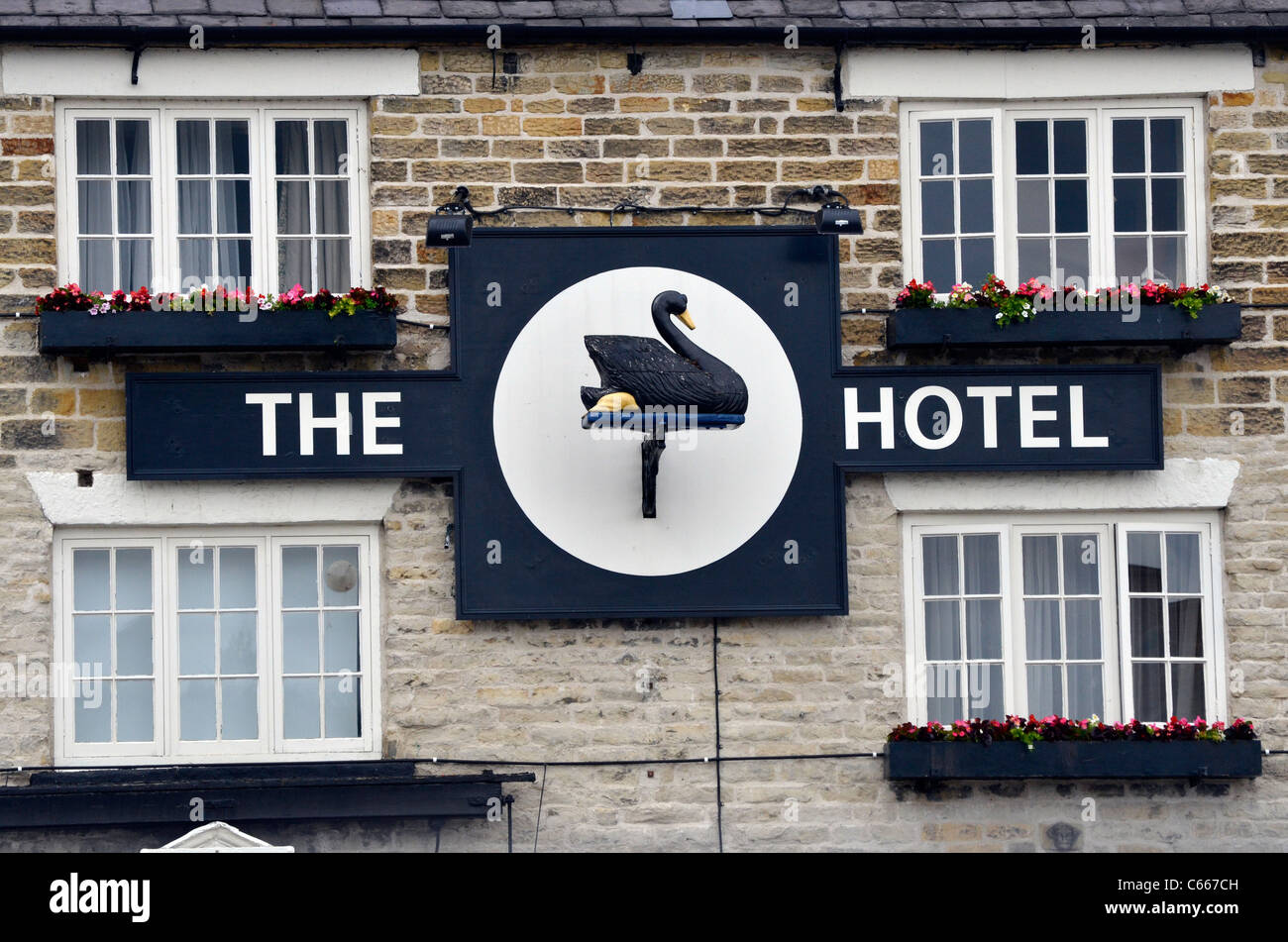the black swan hotel helmsley yorkshire uk Stock Photo