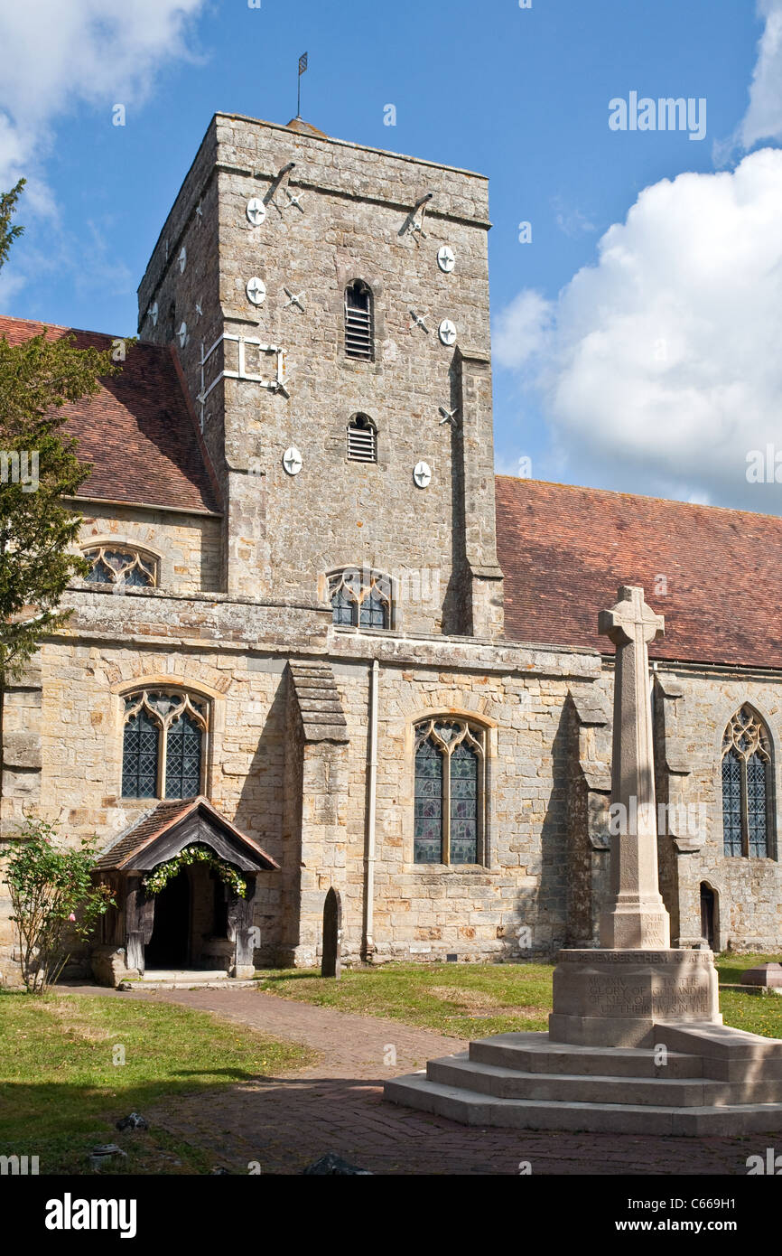 Church of Assumption and St Nicholas, Etchingham, East Sussex, England