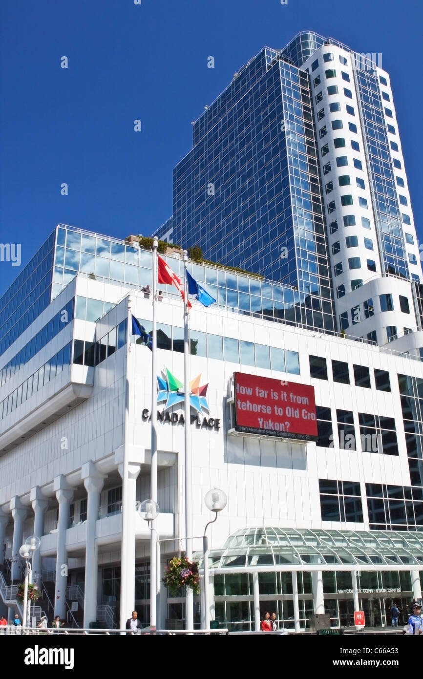 Canada Place Vancouver Canada Stock Photo