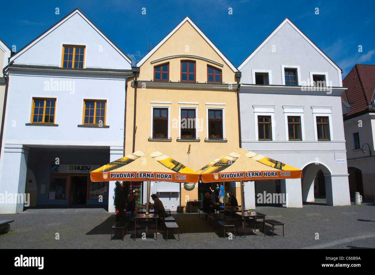 Marianske namestie square old town Žilina Slovakia Europe Stock Photo ...