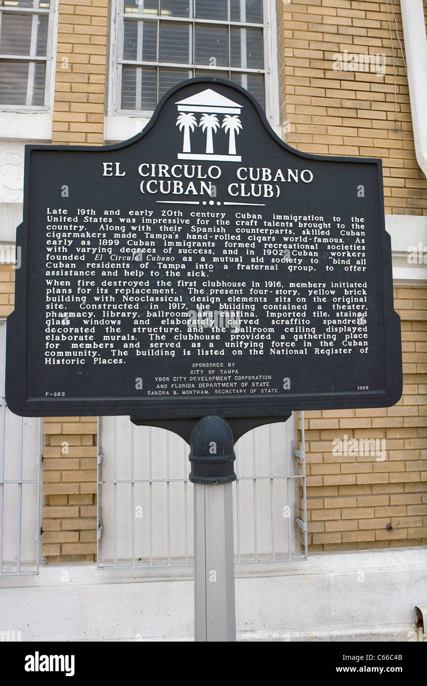 EL CIRCULO CUBANO (CUBAN CLUB). Cuban immigration to the US was impressive for the craft talents EL CIRCULO CUBANO (CUBAN CLUB). Cuban immigration to the US was impressive for the craft talents