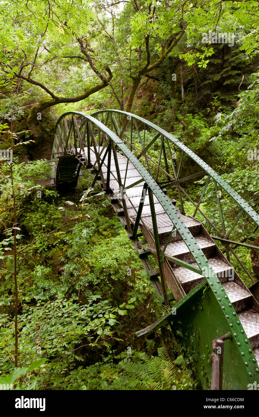 Steel arched footbridge hi-res stock photography and images - Alamy