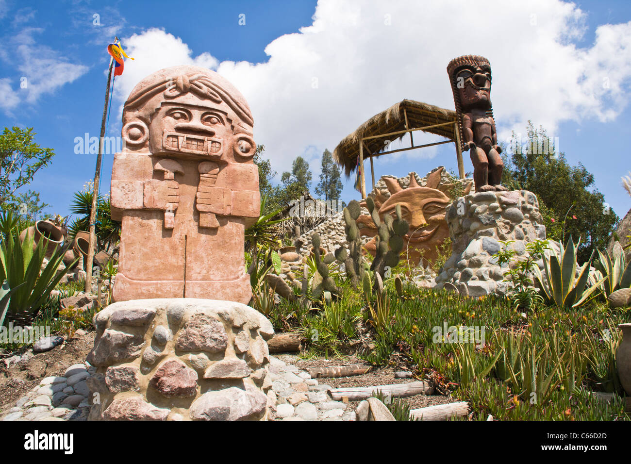 'Museo Intinan' Equator museum near Quito in Ecuador. Stock Photo