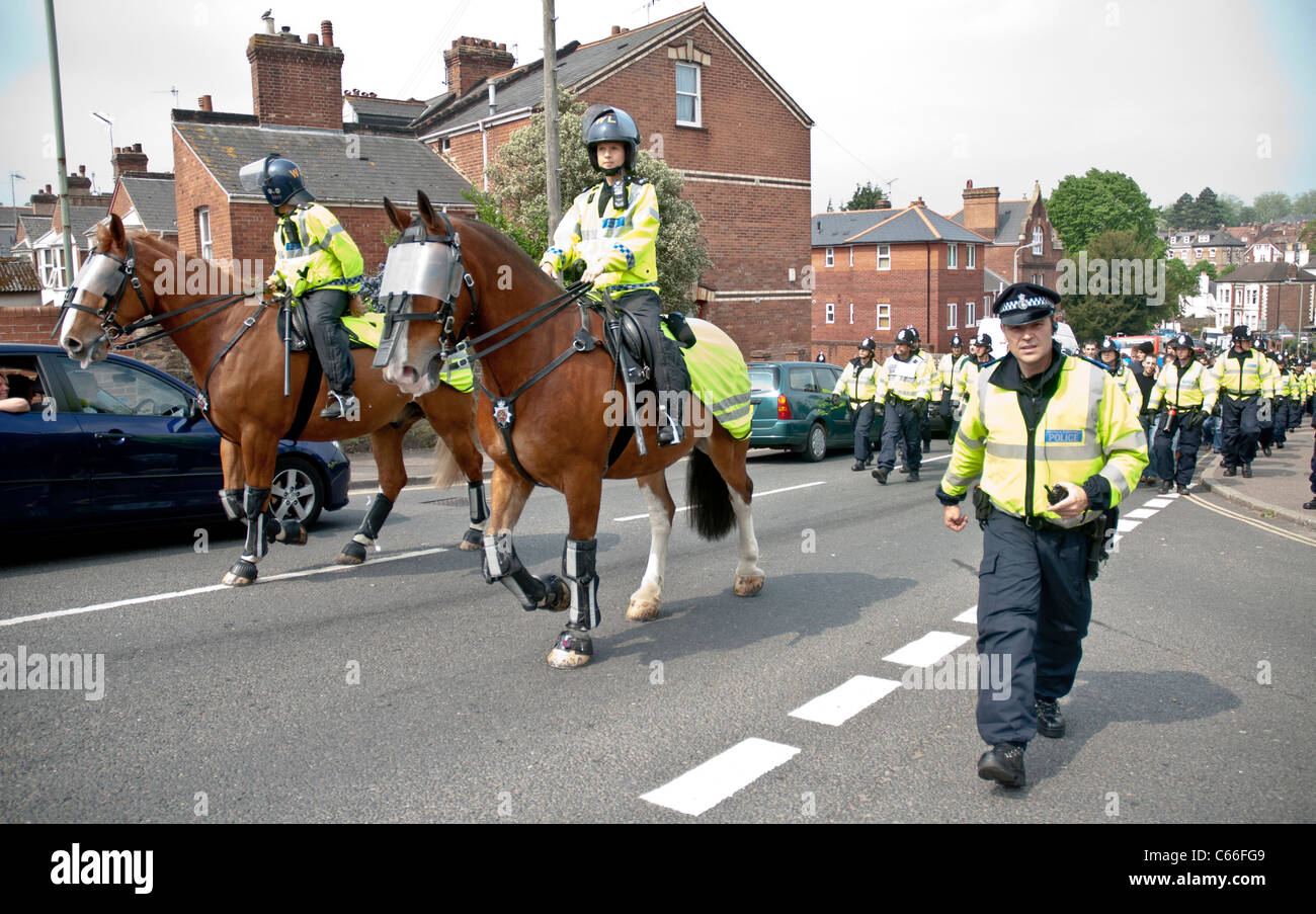 The operation by Devon and Cornwall Police to prevent football violence ...