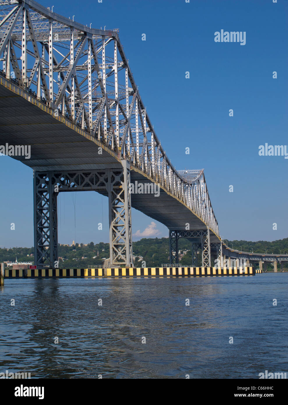 Tappan Zee Bridge over the Hudson river Stock Photo