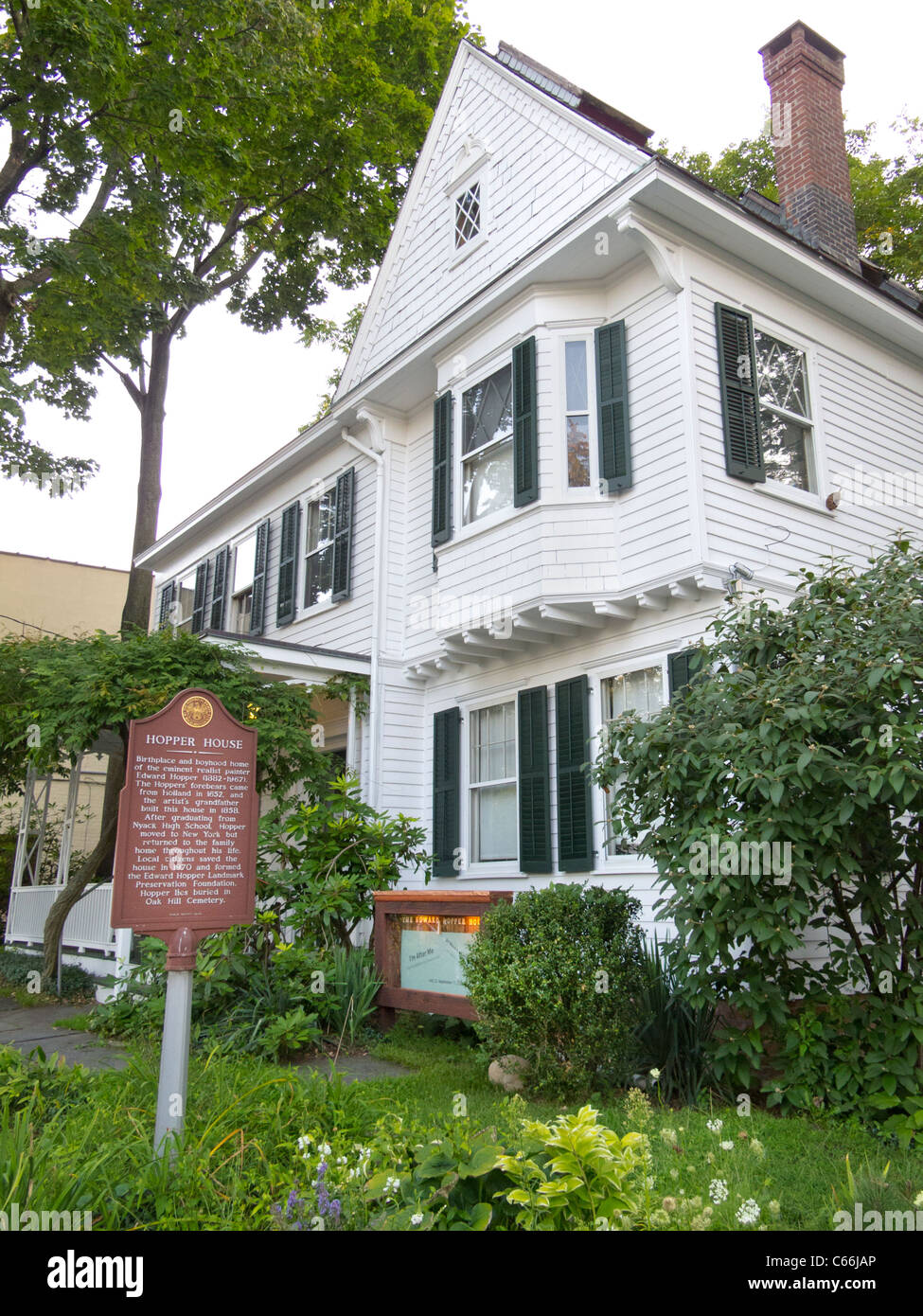 Birthplace of Edward Hopper Stock Photo