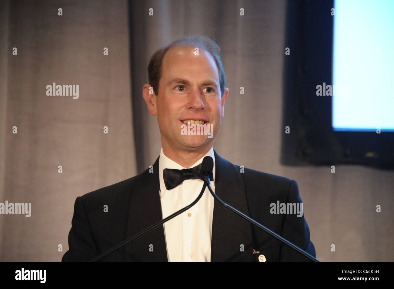 HRH THe Prince Edward in attendance for The Duke of Edinburgh's International Award and Young American's Challenge Gala Dinner, The Pierre Hotel, New York, NY June 23, 2011. Photo By: Rob Rich/Everett Collection Stock Photo