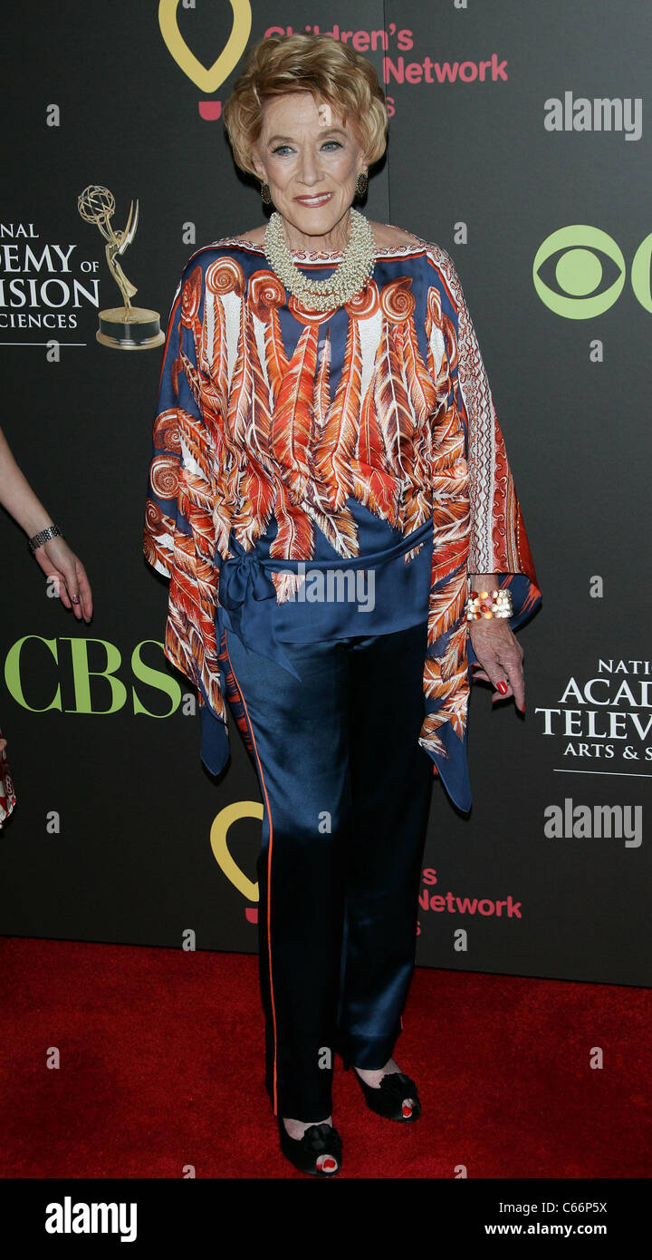Jeanne Cooper at arrivals for 38th Annual Daytime Entertainment Emmy Awards - ARRIVALS PT 2, Hilton Hotel, Las Vegas, NV June 19, 2011. Photo By: James Atoa/Everett Collection Stock Photo