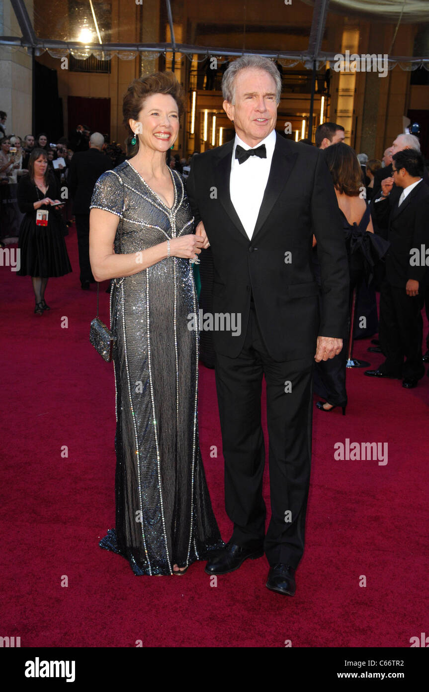 Annette Bening, Warren Beatty at arrivals for The 83rd Academy Awards Oscars - Arrivals Part 1, The Kodak Theatre, Los Angeles, Stock Photo