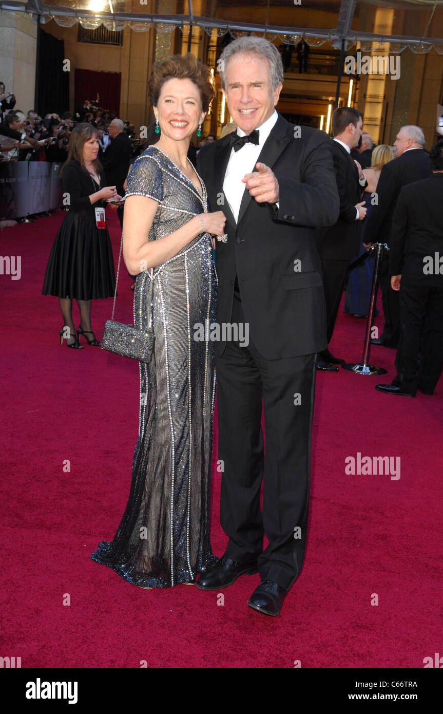 Annette Bening, Warren Beatty at arrivals for The 83rd Academy Awards Oscars - Arrivals Part 1, The Kodak Theatre, Los Angeles, Stock Photo