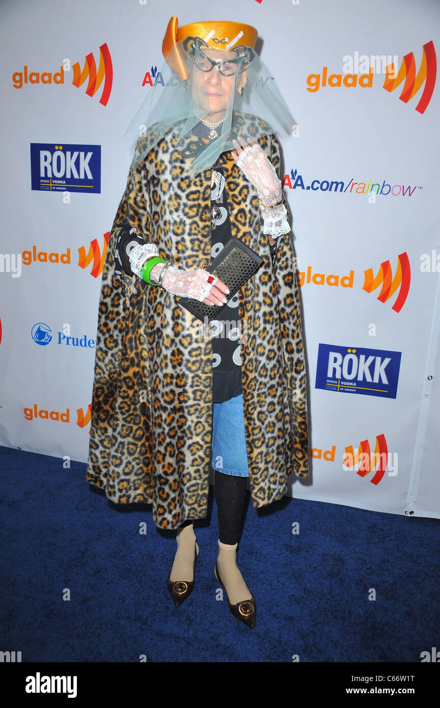 Rollerina at arrivals for 22nd Annual GLAAD Media Awards New York Ceremony, Marriott Marquis Hotel, New York, NY March 19, 2011. Photo By: Gregorio T. Binuya/Everett Collection Stock Photo