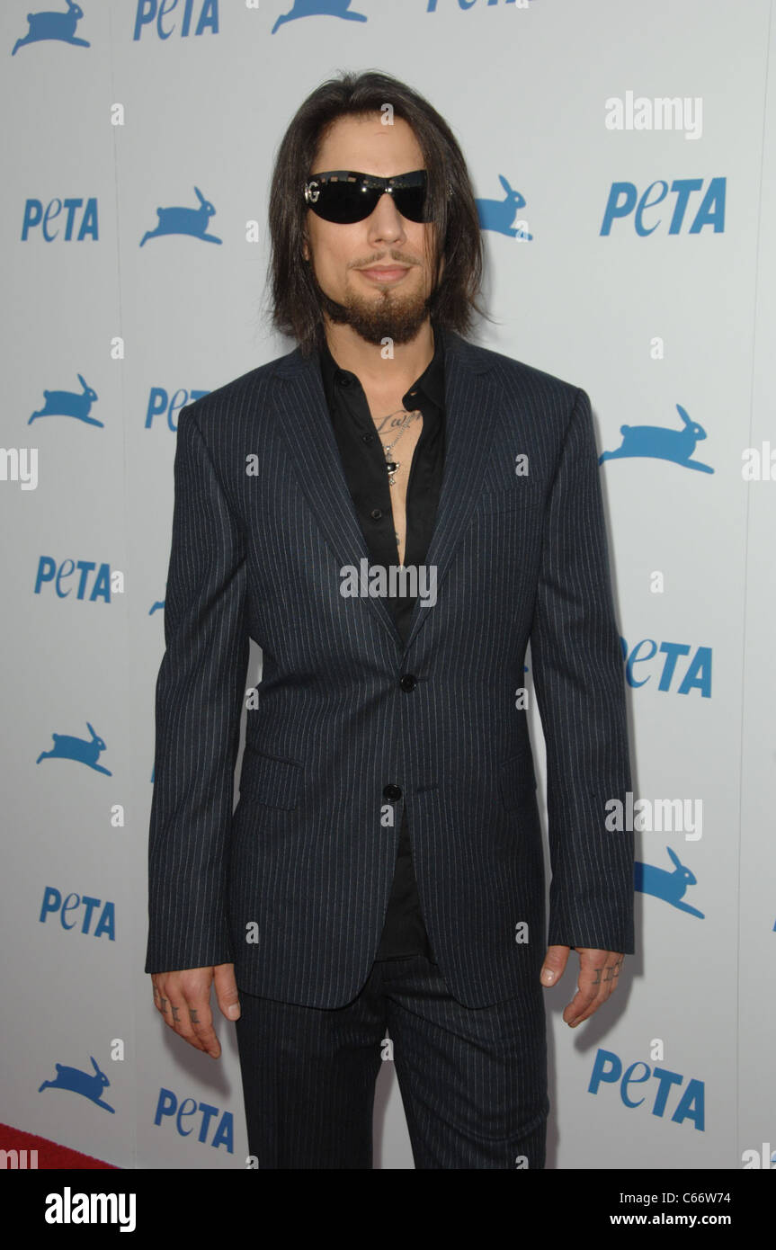 Dave Navarro at arrivals for PETA's 30th Anniversary Gala and Humanitarian Awards, Hollywood Palladium, Los Angeles, CA September 25, 2010. Photo By: Dee Cercone/Everett Collection Stock Photo