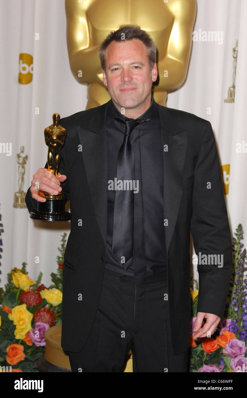 Wally Pfister (Best Achievement in Cinematography for INCEPTION) in the press room for The 83rd Academy Awards Oscars - Press Room, The Kodak Theatre, Los Angeles, CA February 27, 2011. Photo By: Elizabeth Goodenough/Everett Collection Stock Photo