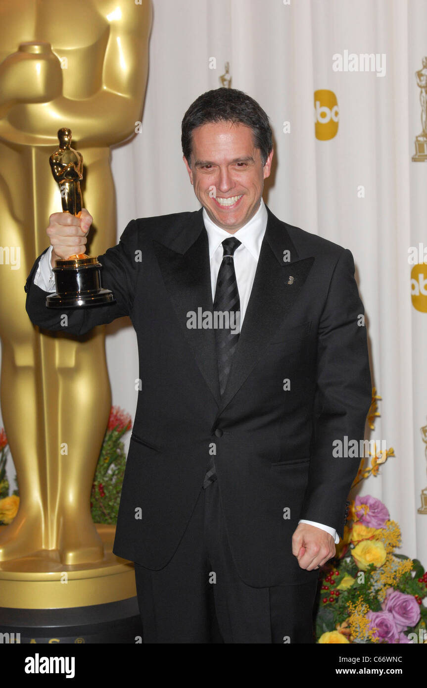 Lee Unkrich (Best Animated Feature Film of the Year for TOY STORY 3) in the press room for The 83rd Academy Awards Oscars - Press Room, The Kodak Theatre, Los Angeles, CA February 27, 2011. Photo By: Elizabeth Goodenough/Everett Collection Stock Photo