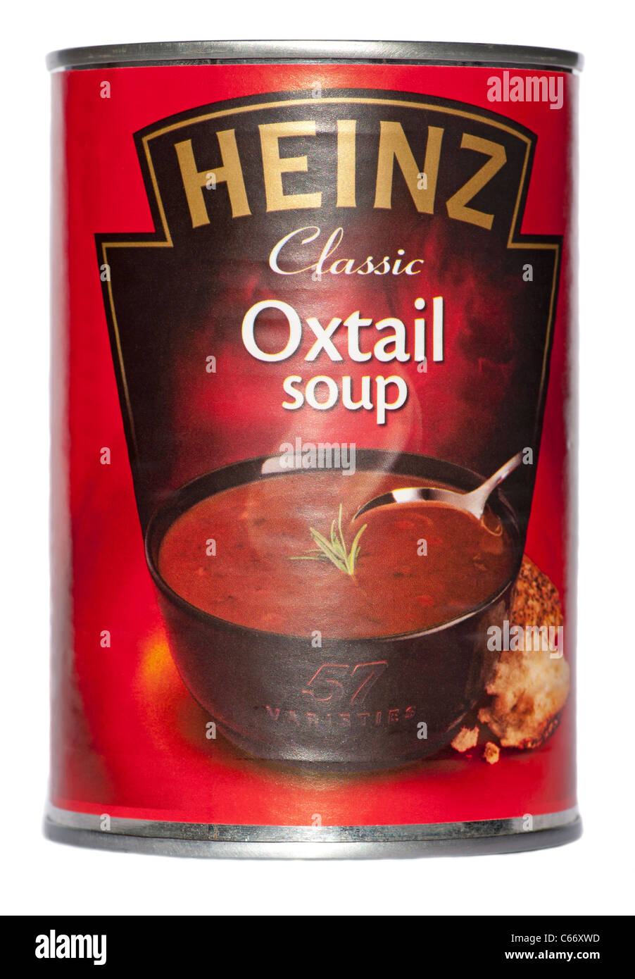 Tin Of Heinz Oxtail Soup Stock Photo