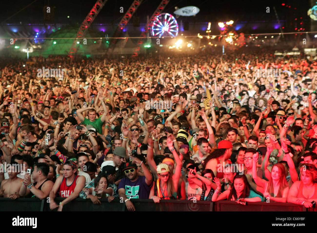 Atmosphere in attendance for 15th Annual Electric Daisy Carnival FRI