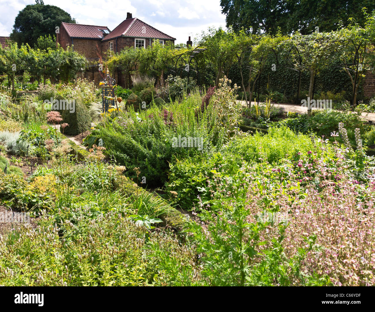 London, Kew Gardens, Royal Horticultural Society - the Nosegay Garden Stock Photo