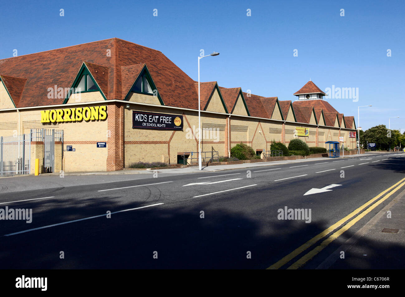 Morrisons supermarket Cheriton Road Folkestone Kent Stock Photo Alamy