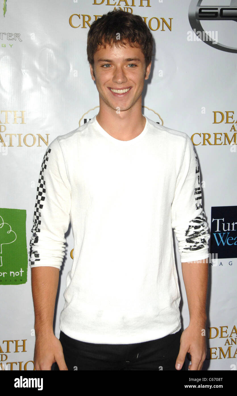 Jeremy Sumpter at arrivals for Death & Cremation Premiere, , Los Angeles, CA August 26, 2010. Photo By: Dee Cercone/Everett Collection Stock Photo