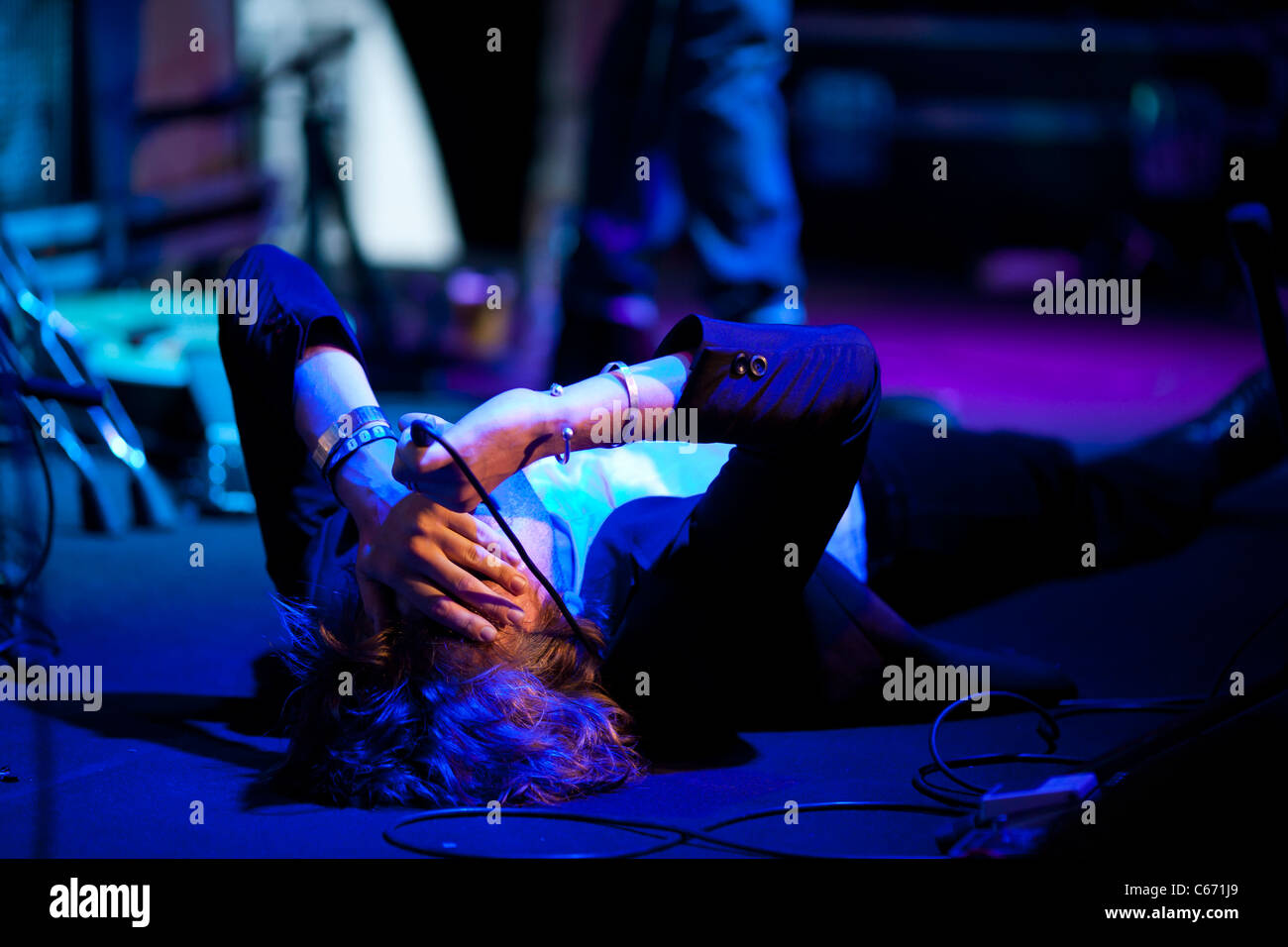 Festival Internacional de Benicassim, July 2011; The Paris Riots singer ...