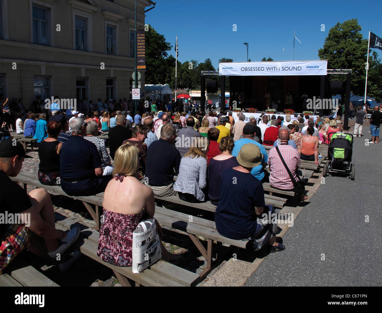 Scandinavia Finland Pori Jazz festival Stock Photo