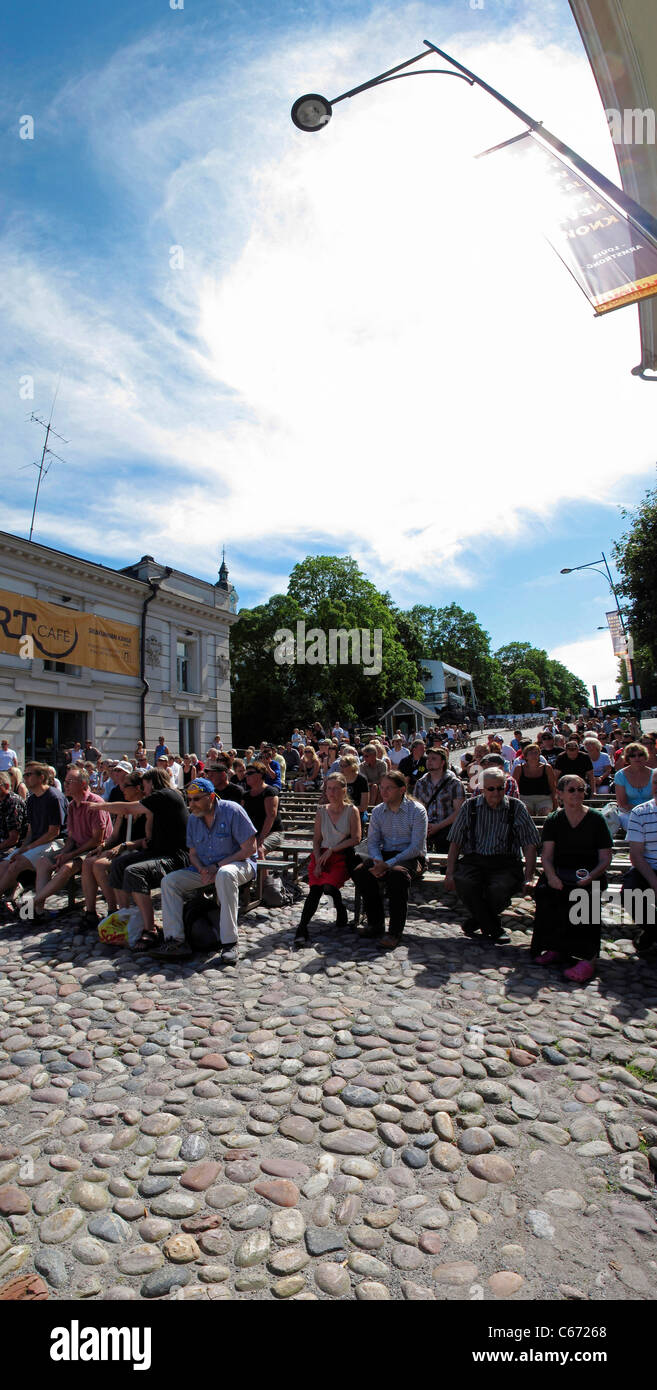Scandinavia Finland Pori Jazz festival Stock Photo