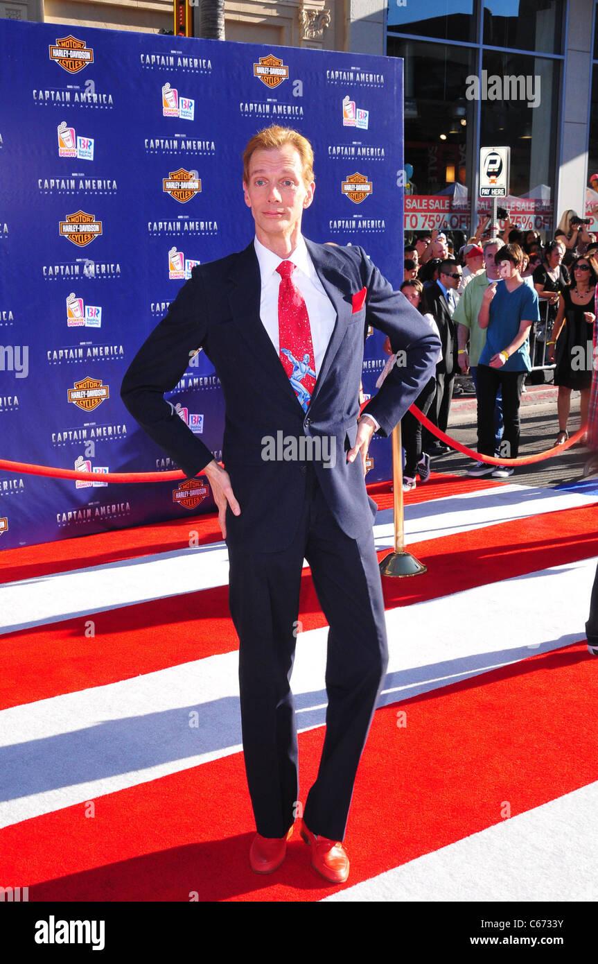 Doug Jones at arrivals for Captain America: The First Avenger Premiere, El Capitan Theatre, Los Angeles, CA July 19, 2011. Photo By: Tony Gonzalez/Everett Collection Stock Photo